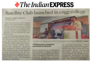 Satellite Club Launched In Engg College