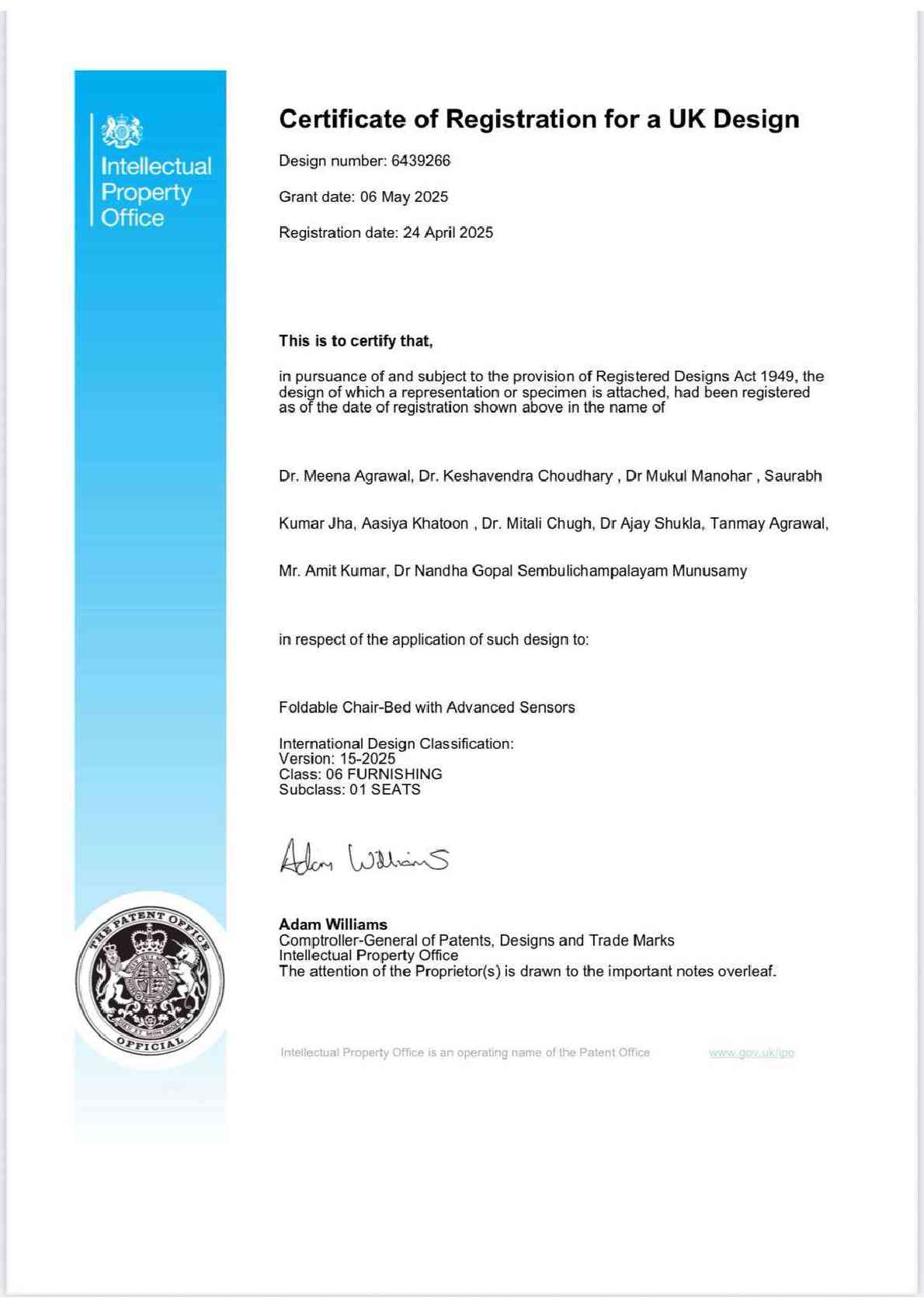 Design Grant Certificates 2025 14